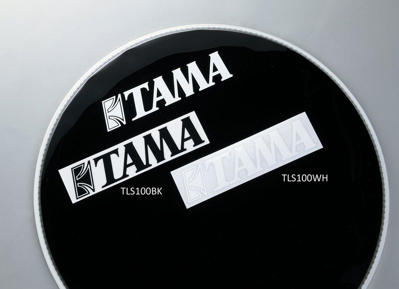 Tama Logo Sticker White-2" x 9" (TLS100WH)